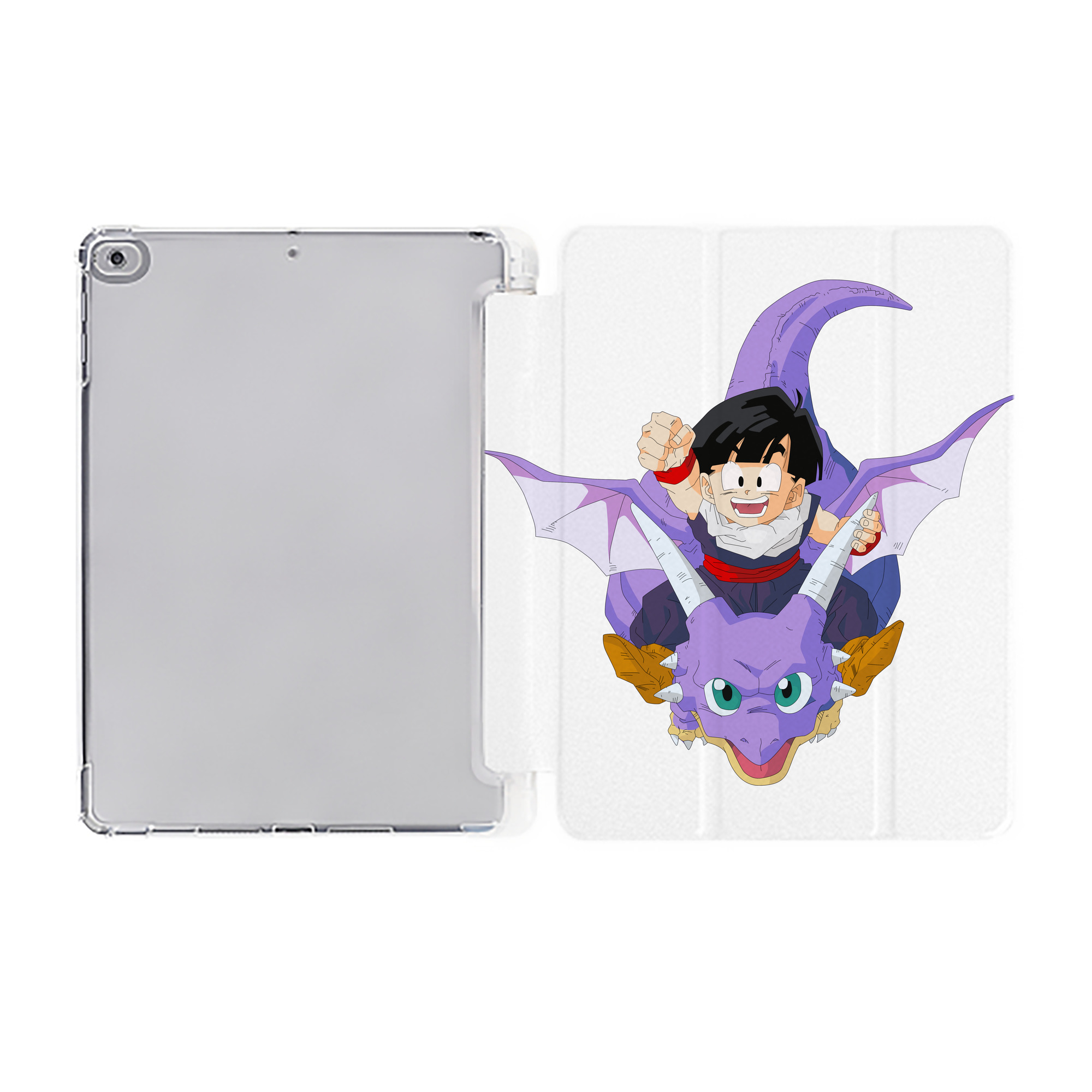 （画像用） ドラゴンボール DRAGON BALL IPad ケース ペン収納付き 三つ折りスタンド PUレザー×シリコン 対応機種9.5/10.5/10.9インチ